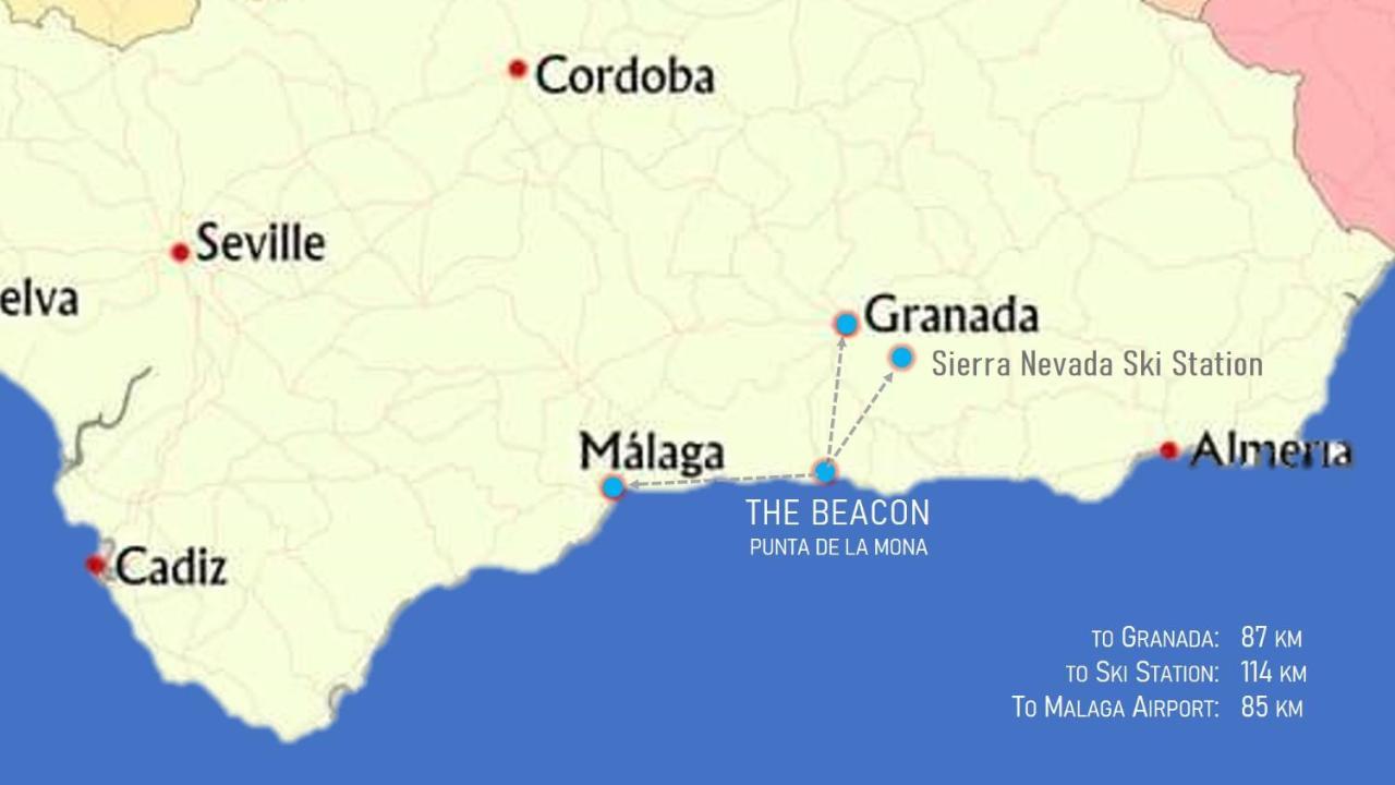 דירות Almuñécar Luxury Penthouse: The Beacon At Punta De La Mona מראה חיצוני תמונה